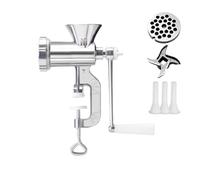 Manual Meat Grinder - Handheld Sausage and Food Mincer, Sturdy Non-Slip Detachable Design | Heavy Duty Home Kitchen Accessory, Meat Preparation Tool, DIY Sausage Making, Efficient Cooking Aid, Easy