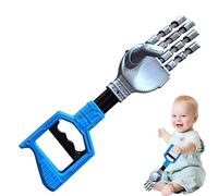 Manual Mecánico - Cuerpo De ABS Amarillo, Agarrador Manual Interactivo, Herramienta De Extensión De Largo Alcance, Accesorio Educativo Para Motor STEM | Componente Táctico Para La Colección