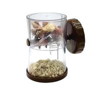 Manual Nut Chopper - 7,5 x 9,5 x 10 cm - Cortador de alimentos a mano | Tuerca Slicer For Almonds | Cortador Veggie | Pecan Chopper, adecuado para llevar alimentos Chopper para peenut, especias