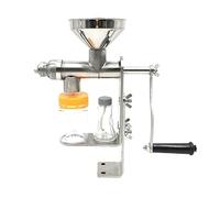 Manual Oil Press Machine, Household Seed Oil Press Extractor,Stainless Steel Organic Oil Presser Expeller For Nut Peanut Sunflower Seed And Other Oil Crops, LJJY-KK