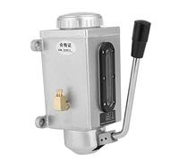 Manual Oil Pump 500CC | 15kgf / cm² High Pressure Lubrication for Lathe/Milling/CNC Machines | Double Outlet Port Hand Pump with 8ml / min Flow