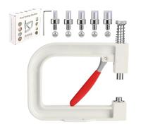 Manual Ornament Fastener - Gem Setting Press for | Heavy Duty Metal plus Interchangeable Die Molds, Decorative Jewel Inserter, Apparel Gear for Weddings, Parties, Crafts and Purses