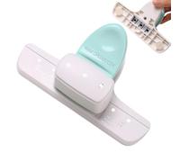 Manual Paper Punch Tool - Compact Handheld Multi-Hole Alignment Device, Reinforced Steel Mechanism for Smooth Perforation, Easy Lever Action | Journal Notebook Card Fabric Paperwork Projects