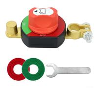 Manual para batería Kit de interruptor de desconexión 12V-48V 275A Protector anti fugas para poste lateral Coches RV Barcos con almohadillas (A)