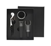 Manual para botellas de vino - Juego de tapón vertedor de acero inoxidable | Abrebotellas A para vino - Destinado a casa, cena, barman, restaurantes y celebraciones festivas