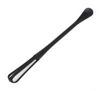 Manual para mini batidor y cuchara combinación, herramienta de cocina ABS de una sola cabeza para batir huevos, mezclar y espumar, diseño antideslizante y fácil de limpiar
