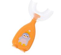 Manual para Niños Cepillo de Dientes en Forma de U: Cepillo de Dientes de Entrenamiento con Cepillo de Silicona Cepillo de Blanqueamiento de Masaje Cepillo de Dientes de 2 a 8