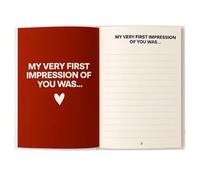 Manual para parejas, cuaderno y duradero con papel grueso, libro de trabajo de relaciones amorosas, regalo para novia mujer boda cumpleaños San Valentín