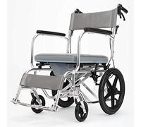 Manual para silla de ruedas, con inodoro, multifunción, plegable, ligero, para bañarse, impermeable, patinete de mano para anciano, portátil