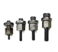 Manual para tuerca de remache juego de cabeza de mandril hecho de acero se adapta a tamaños de rosca M3 M5 M6 M8 M10 Punta de repuesto para mano para remachadoras (M4-M5-M6-M8)