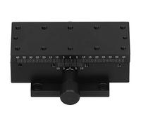 Manual Plataforma deslizante ajustable X Axes Precisión Dovetail Guía de ritmo Etapa óptica para instrumentos de medición de equipos ópticos Aleación de aluminio 40 x 90 mm Hg A90