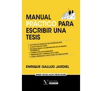 Manual práctico para escribir una tesis