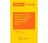 Manual Preguntas Test Acceso a la Abogacía y la Procura 2026