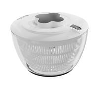 Manual Salad Spinner, Large Washer Bowl, Fruit Veggie Strainer, Home Kitchen Berry Produce Cleaning Tool, Restaurant Commercial Blueberry Washing Station, Utility Gear for Lettuce, Spinach, 24x16cm