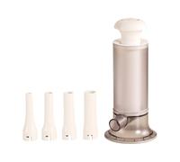 Manual Sausage Maker, Handheld Meat Filler Stuffer With 4 Tube Connectors, Easy Sausage Pressing Tool, Perfect For Homemade Sausages, Jerky, And Food Preparation Tasks,9.65x4.33 In