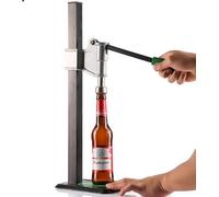 Manual Sealing Machine,Manual Perfume Capping Machine,Height Adjustable Crimping Machine,Suitable For 26Mm-29Mm Beer, Oil Bottles, And Soda Beverages Bottle Cap, LJJY-KK