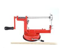 Manual Spiral Potato Twister Cortero de acero inoxidable Cuerpo de aluminio Cuerpo de aluminio Vegetal Fruta de frutas Herramienta para fabricantes de cocina para el hogar Rojo
