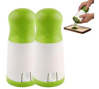 Manual Stainless Steel Cilantro and Spice Grinder, Multifunctional Garlic Chopper, Manual Herb Grinder, Ergonomic Spices Mill Grinder for Kitchens Gadgets, Easy to Clean