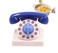 Manual Timer - Telephone Mechanical Cute Decor, Small Countdown Timer Kitchen Gadgets with 60-Minute Wind-Up Dials, Desk Accessory, Retro Study Clock, Office Time Manager for Baking Time Management