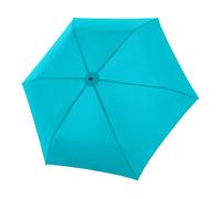Knirps Paraguas de bolsillo Ultra US.050 Slim Manual - Ultra ligero y plano - Resistente a las tormentas - Resistente al viento - 21 cm, azul turquesa, small