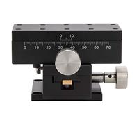 Manual XY Trimming Platform | 40x90mm High Accuracy Adjustable Gear Guide | Detachable Stage for Optical Instruments/Microscopes | 0.01mm Accuracy