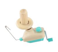 Manual Yarn Ball Winder, Green Yarn Winder for Knitting, Portable Wool Winder with Adjustable Clip, Low Noise Metal Plastic Yarn Spooler for Home School Use, Lightweight Easy Opera