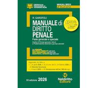Manuale breve di diritto penale 2026. Aggiornato al Decreto Sicurezza (Manuali brevi d'autore)