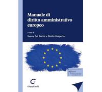 Manuale di diritto amministrativo europeo