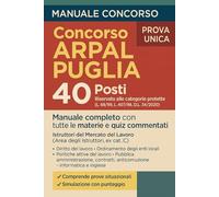 Manuale per Concorso ARPAL Puglia 2025: Istruttori del Mercato del Lavoro (Area degli Istruttori, ex cat. C)