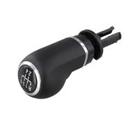 ManualGearShifterKnob, 5/6SpeedBlackSilverShiftKnobCompatible con OpelCorsaD2006-2014Adam2012-2019PlasticMetal (5velocidades)