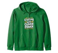 Manualidades con Clover Power para el Día de San Patricio Sudadera con Capucha