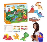 Manualidades de costura para niños - Proyectos de bricolaje para muñecas de peluche - Primer kit de costura para principiantes, proyectos de bricolaje con animales de peluche, juguetes preescolares