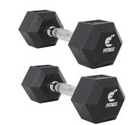 Manubri esagonali Pesos Gimnasio De 5 A 15KG Pesos Profesionales Goma Gimnasio