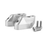 Manubrio Clip Pilar Elevador De Manillar para Motocicleta para R1200RS 2015-2020 R1250RS 2019-2021. Adaptador para Elevar Y Retroceder El Manillar. Conector Altura(Plata 1)