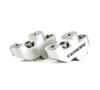 Manubrio Clip Pilar Elevador De Manillar para Motocicleta para Yamaha XT660Z Tenere XT 660 Z. Extensión De para Elevador De Manillar. Dispositivo De Elevación. Conector Altura(Plata)