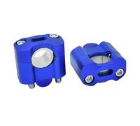 Manubrio Clip Pilar Elevador De Manillar para Motocicleta para Yamaha YZ125, YZ250, YZ250F Y YZ450F. Kit De Elevación De Altura con Clip para Elevador De Manillar. Conector Altura(Azul)