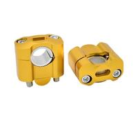 Manubrio Clip Pilar Elevador De Manillar para Motocicleta para Yamaha YZ125, YZ250, YZ250F Y YZ450F. Kit De Elevación De Altura con Clip para Elevador De Manillar. Conector Altura(Amarillo)