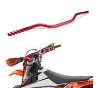 Manubrio Moto 22mm,Manillar Pliegue Bajo 7/8" Universal für SX EXC CRF YZF KXF KLX RMZ DRZ Pit Dirt Bike ATV Quad Motocross-Rojo