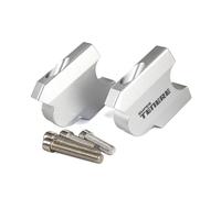 Manubrio Riser Clip Abrazadera para Elevador De Manillar Motocicleta para XT1200Z Super TENERE 1200 XTZ1200 XTZ 2010-2013. Adaptador Montaje(Plata)