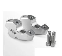 Manubrio Riser Clip Elevador De Manillar para Motocicleta para S1000XR S1000 2019-2023. Accesorios: Adaptador Extensor con Abrazadera(Plata 1)