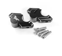 Manubrio Riser Clip Elevador De Manillar para Tenere 700 2019 World Raid 2022 Rallye Edition 2021 - Accesorios Y Adaptador Abrazadera(Negro 1)