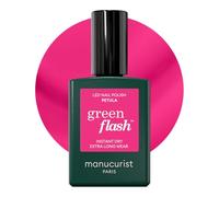 Manucurist - Esmalte Semipermanente Green Flash Pétula Rosa Intenso - Esmalte Gel UV LED - 12-Free, Bio-Based (84%) - Manicura Profesional - 15 ml