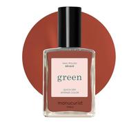 Manucurist - Green Esmalte de Uñas Brique - Pintauñas Rojo - Clásico 9-Free - Esmalte sin Toxicos - Vegano y Orgánico (83%) - Manicura Profesional - 15 ml