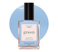 Manucurist - Green Esmalte de Uñas Bubble - Pintauñas Azul - Clásico 9-Free - Esmalte sin Toxicos - Vegano y Orgánico (83%) - Manicura Profesional - 15 ml