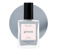 Manucurist - Green Esmalte de Uñas Mist Grey - Pintauñas Azul con Matices Grises - Clásico 9-Free - Esmalte sin Toxicos - Vegano y Orgánico (83%) - Manicura Profesional - 15 ml