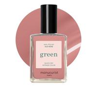 MANUCURIST • Green Esmalte de Uñas Rosa Empolvado • Esmalte Clásico 9-Free • Esmalte Vegano y de Origen Biológico (77%) • Manicura Profesional • 15 ml (OLD ROSE)