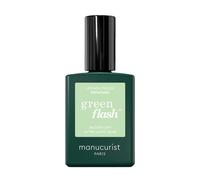 Manucurist Green Flash™ Pintauñas Semipermanentes Verde Pálido Pistachio | Esmaltes Semipermanentes para Uñas - Fórmula Fortificante - Larga Duración - Eliminación sin acetona sin pulir
