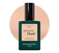 Manucurist Green Flash Pintauñas Semipermanentes Nude - Gel Uñas Nude - Esmaltes Semipermanentes Para Uñas 12-free, de origen orgánico 84% - Fabricado en Francia - 15 ml