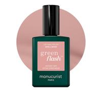 Manucurist Green Flash Pintauñas Semipermanentes Shell Beige - Gel Uñas Beige Rosado - Esmaltes Semipermanentes Para Uñas 12-free, de origen orgánico (84%) - Fabricado en Francia - 15ml