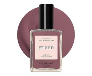 Manucurist Green Pintauñas Rose Mountbatten Rosa Topo | Esmalte de Uñas Secado Rapido - 9-Free sin Toxicos - Larga Duración - Sin Lámpara - 15 ml